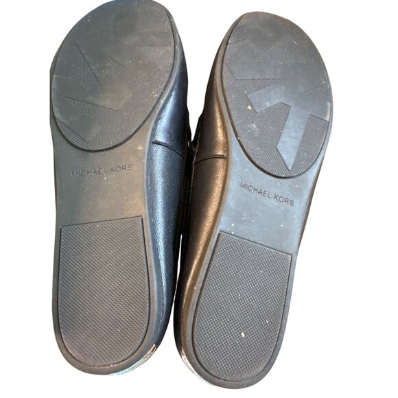 Michael Kors Sutton Moc Leather Loafers Black Size 9M - Picture 14 of 14